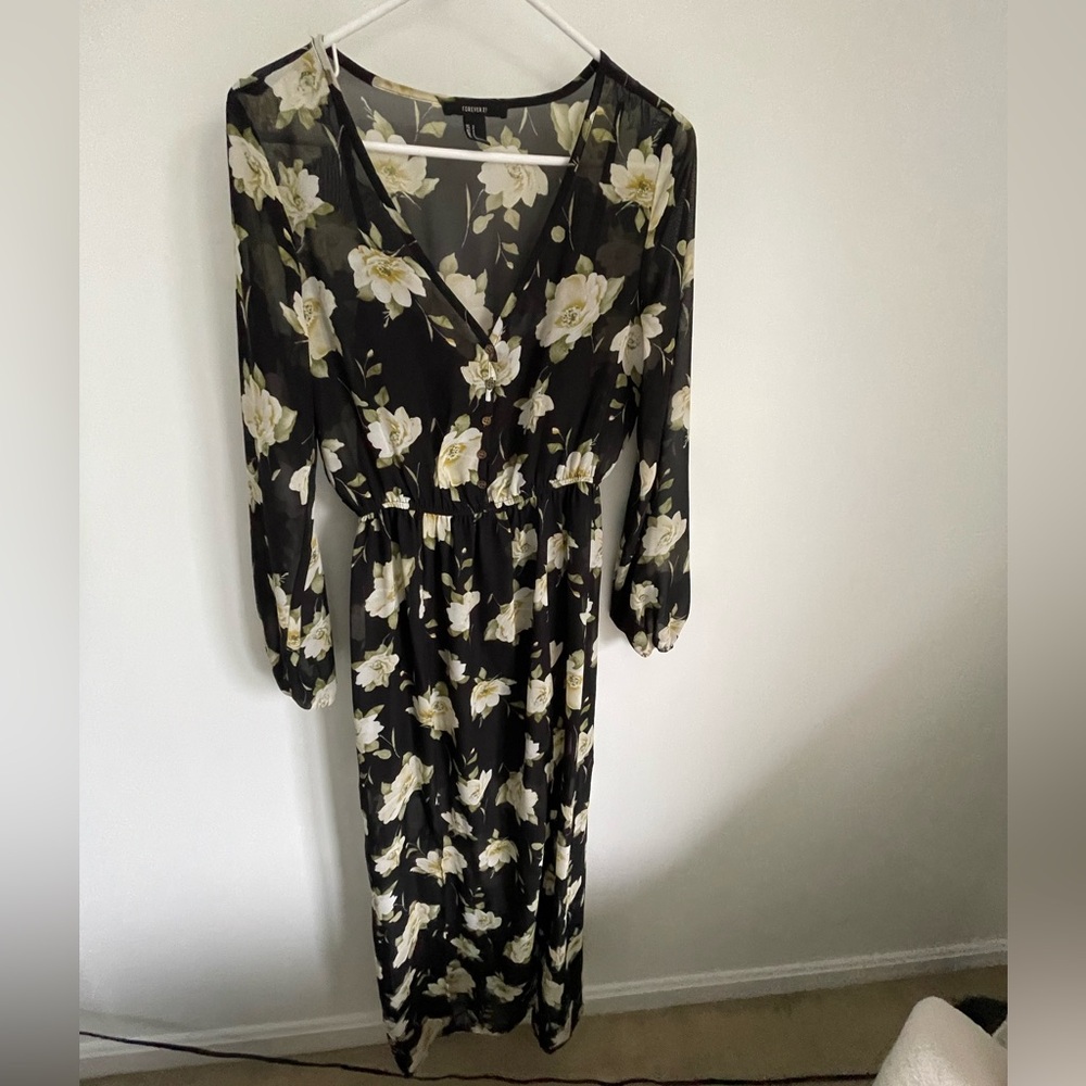 Long Floral Bohemian Dress
